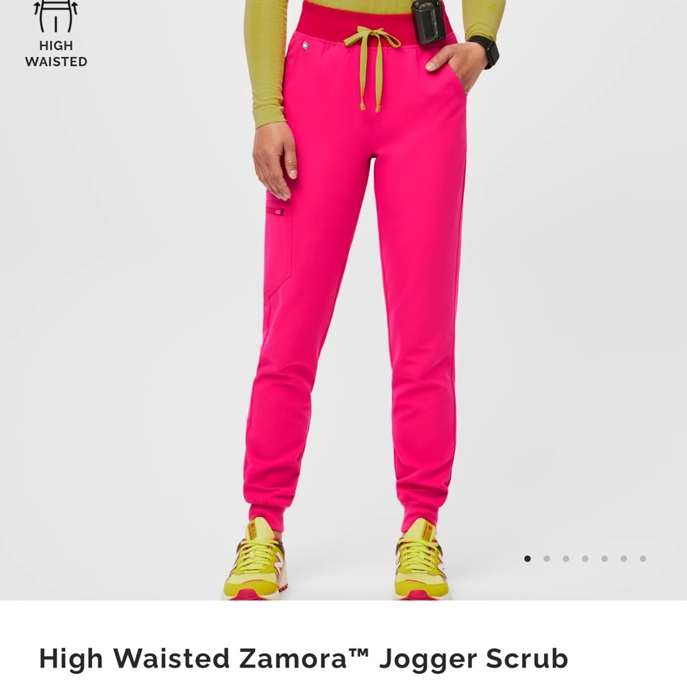 High waisted Zamora jogger scrub